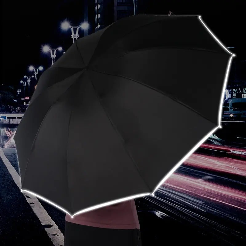 Parapluie LED avec lampe de poche intégrée