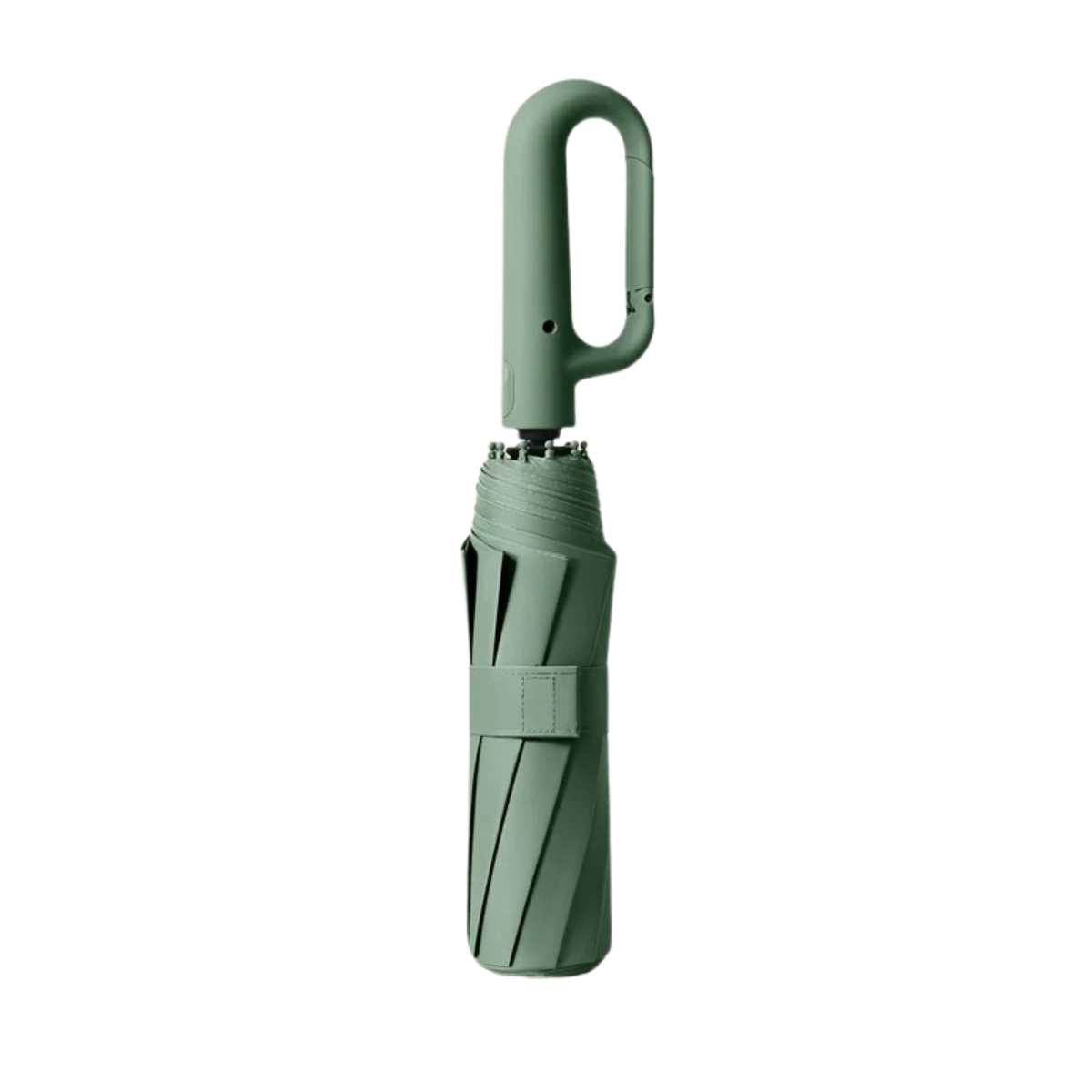 Parapluie pliant automatique résistant au vent avec poignée à grande boucle – compact et durable