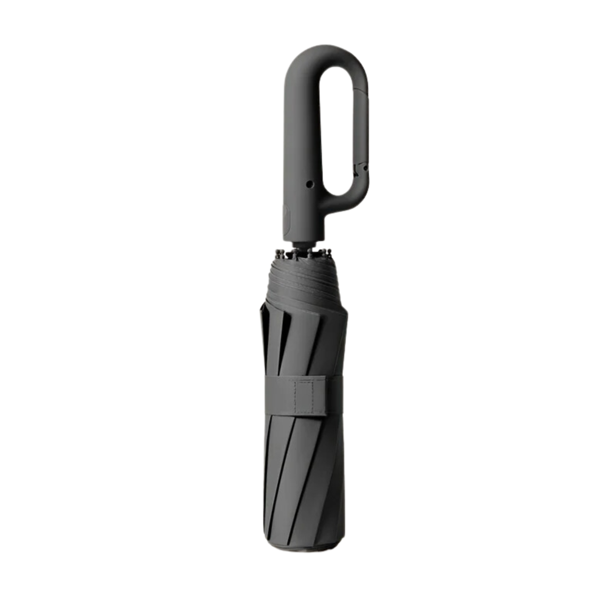 Parapluie pliant automatique résistant au vent avec poignée à grande boucle – compact et durable