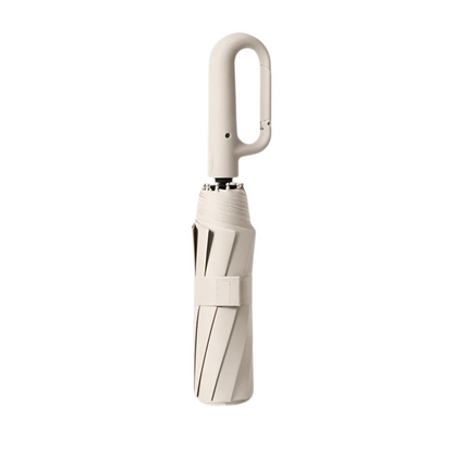 Parapluie pliant automatique résistant au vent avec poignée à grande boucle – compact et durable