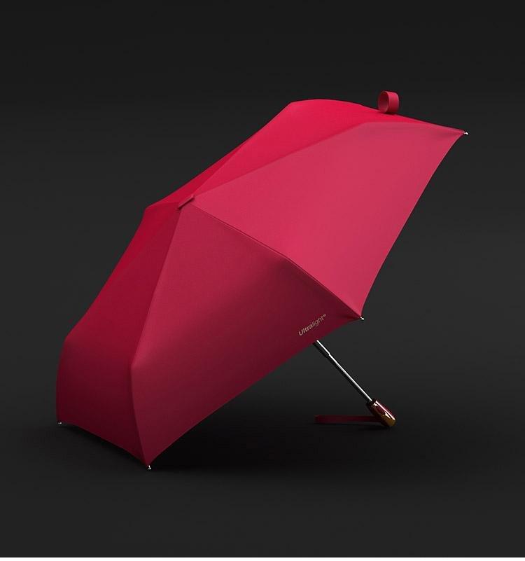 Parasol anti-UV élégant, léger et portable, résistant au vent, ouverture automatique, séchage rapide