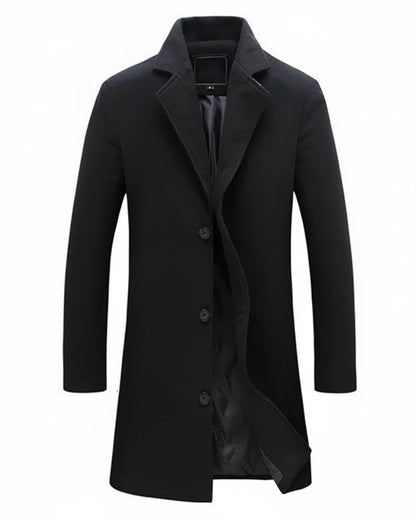 Pardessus long classique habillé pour homme