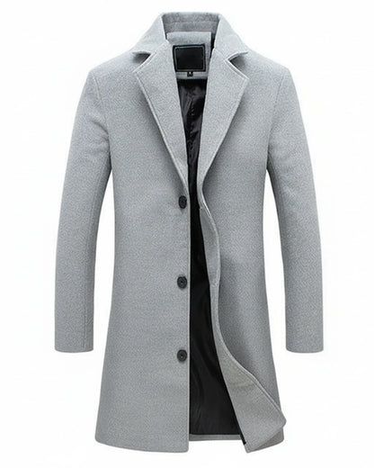 Pardessus long classique habillé pour homme