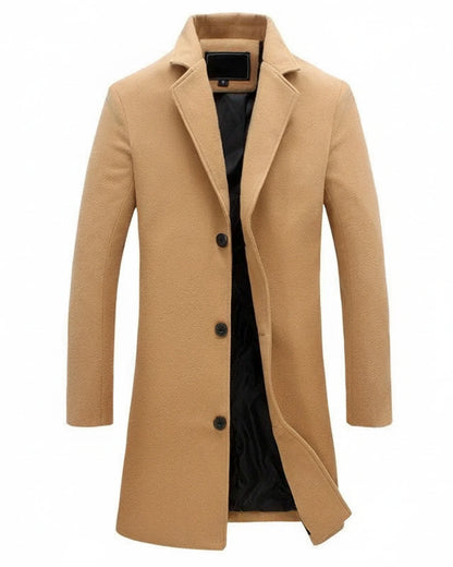 Pardessus long classique habillé pour homme