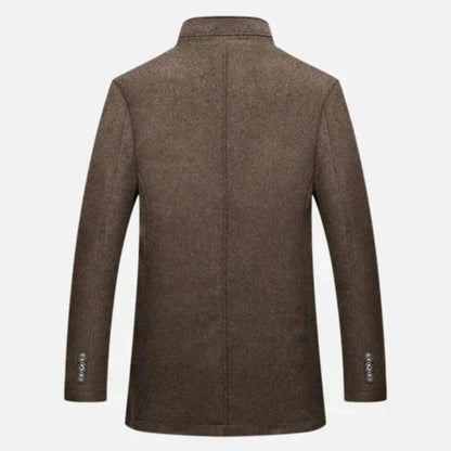 Pardessus pour homme à col montant