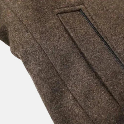 Pardessus pour homme à col montant