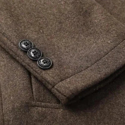 Pardessus pour homme à col montant