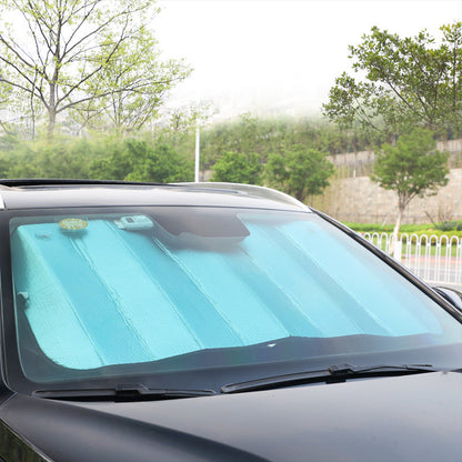 Pare-soleil de voiture pliable avec isolation thermique réfléchissante unisexe