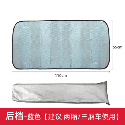 Pare-soleil de voiture pliable avec isolation thermique réfléchissante unisexe