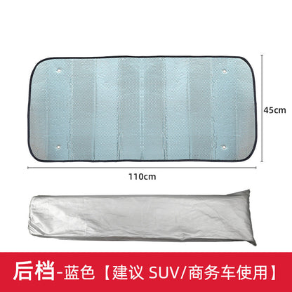 Pare-soleil de voiture pliable avec isolation thermique réfléchissante unisexe
