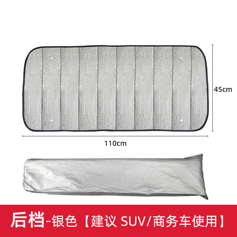 Pare-soleil de voiture pliable avec isolation thermique réfléchissante unisexe