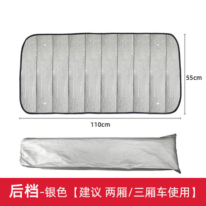 Pare-soleil de voiture pliable avec isolation thermique réfléchissante unisexe