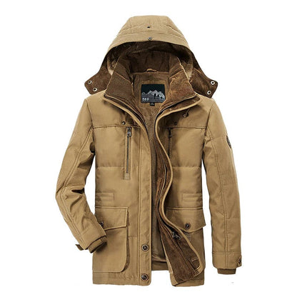 Parka à capuche pour homme