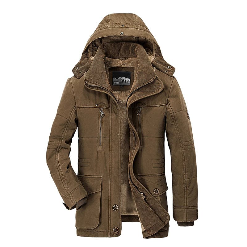 Parka à capuche pour homme