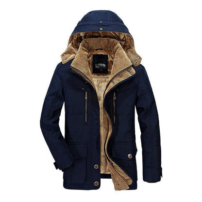 Parka à capuche pour homme