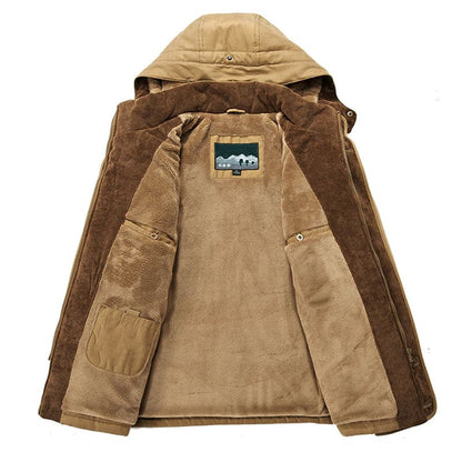 Parka à capuche pour homme