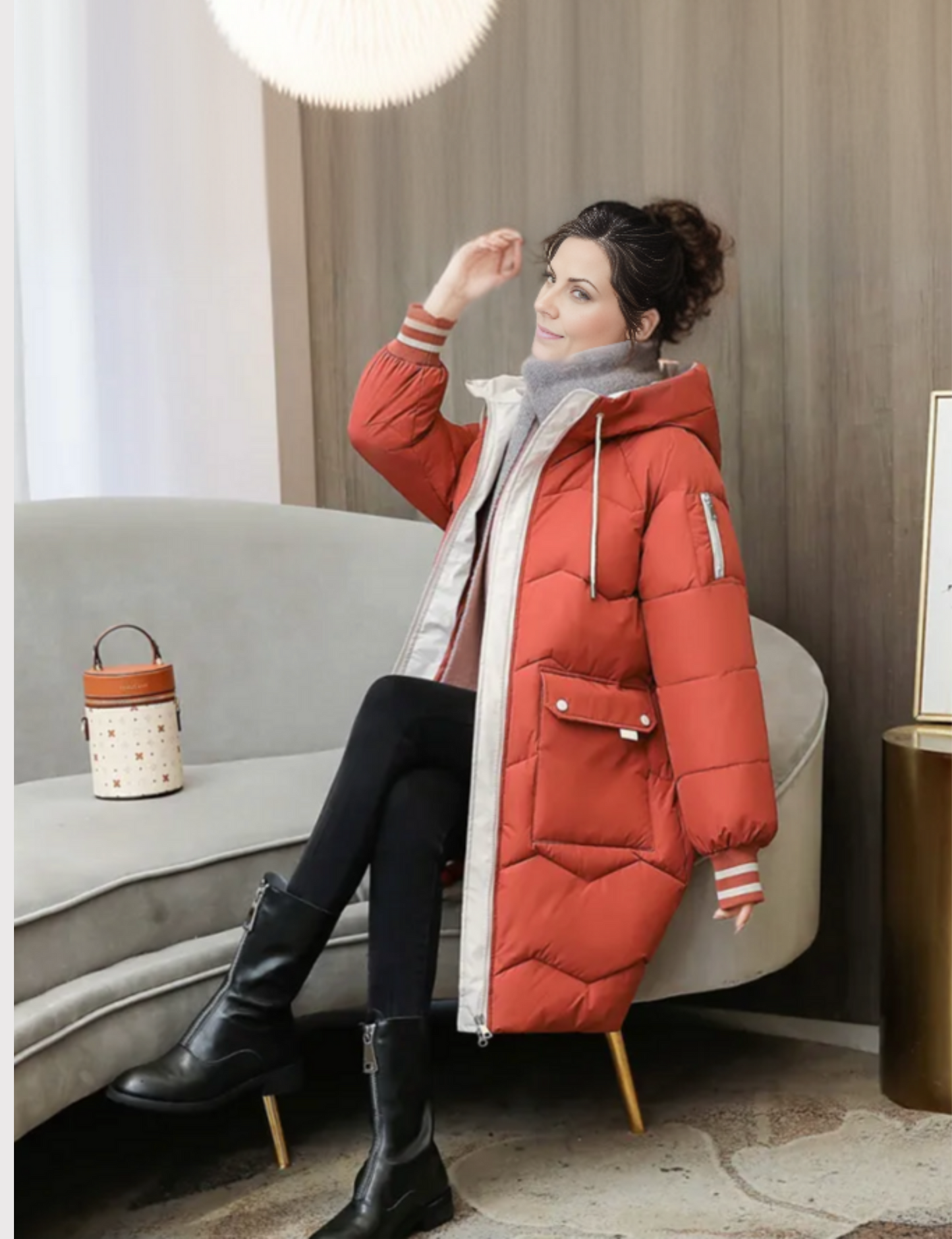 Parka d’hiver chaude pour femmes - isolation élégante
