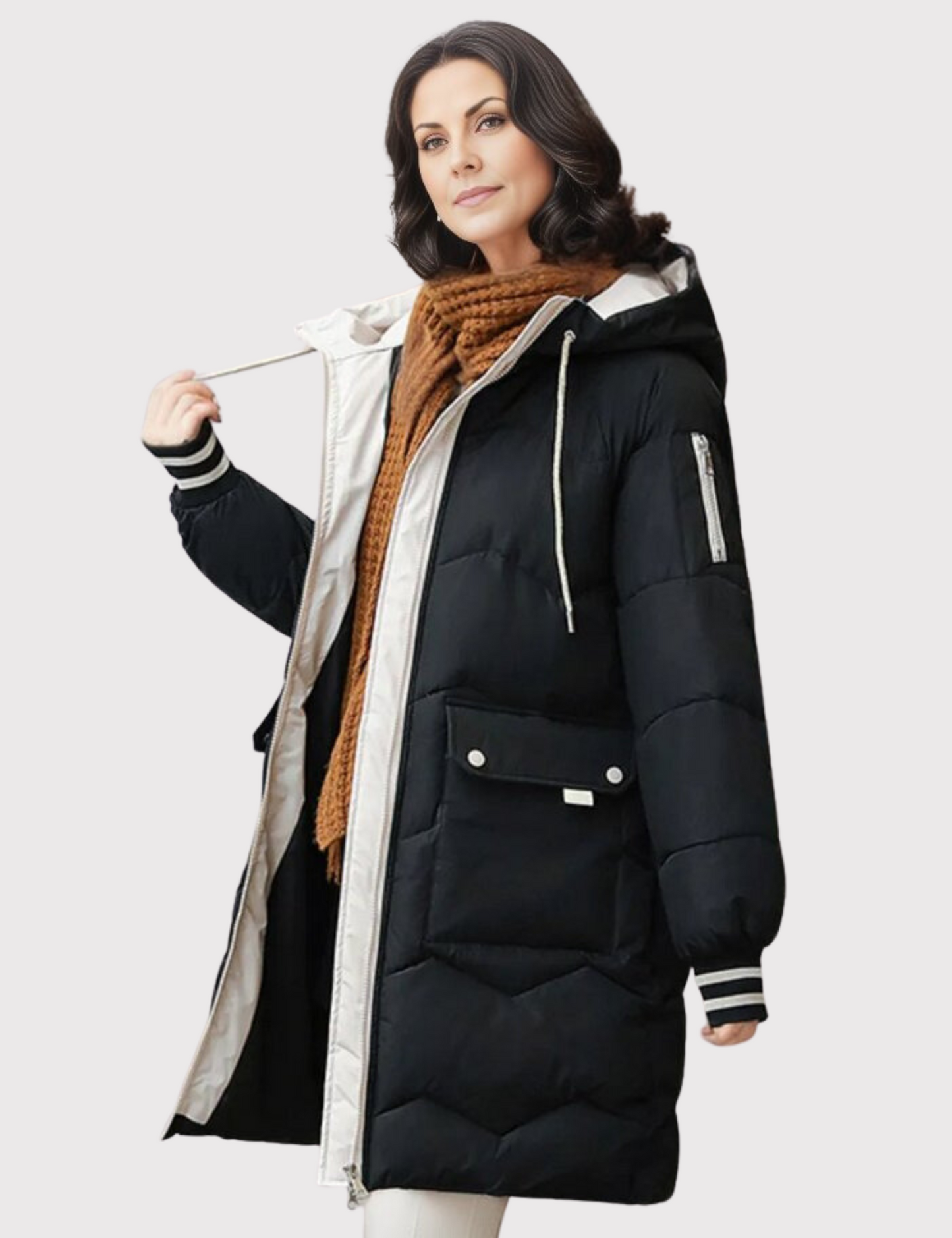 Parka d’hiver chaude pour femmes - isolation élégante