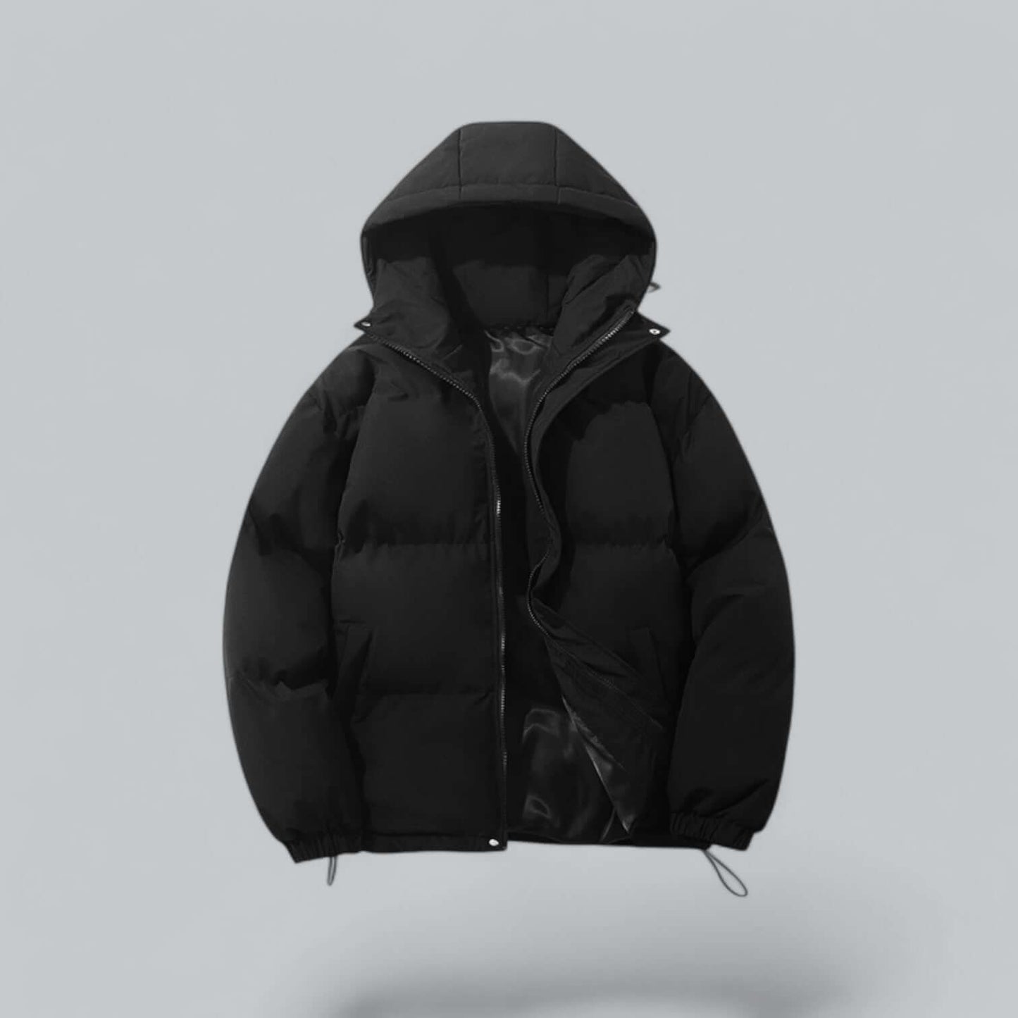 Parka d’hiver chaude pour homme à capuche réglable