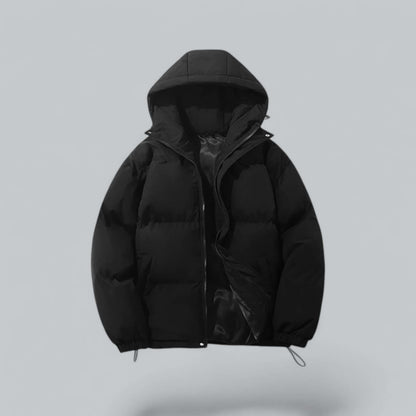 Parka d’hiver chaude pour homme à capuche réglable