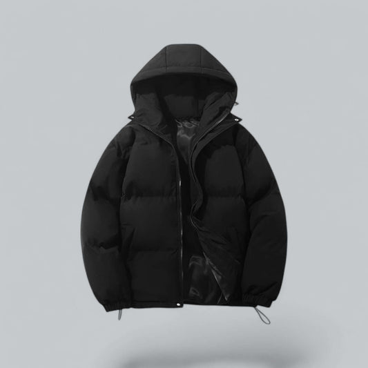 Parka d’hiver chaude pour homme à capuche réglable