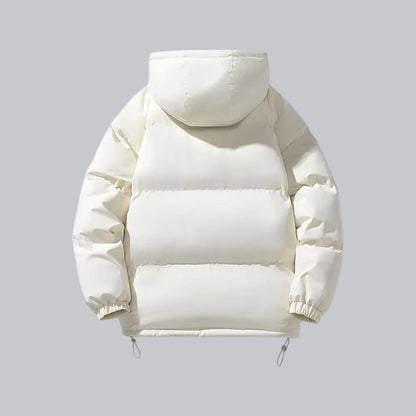 Parka d’hiver chaude pour homme à capuche réglable