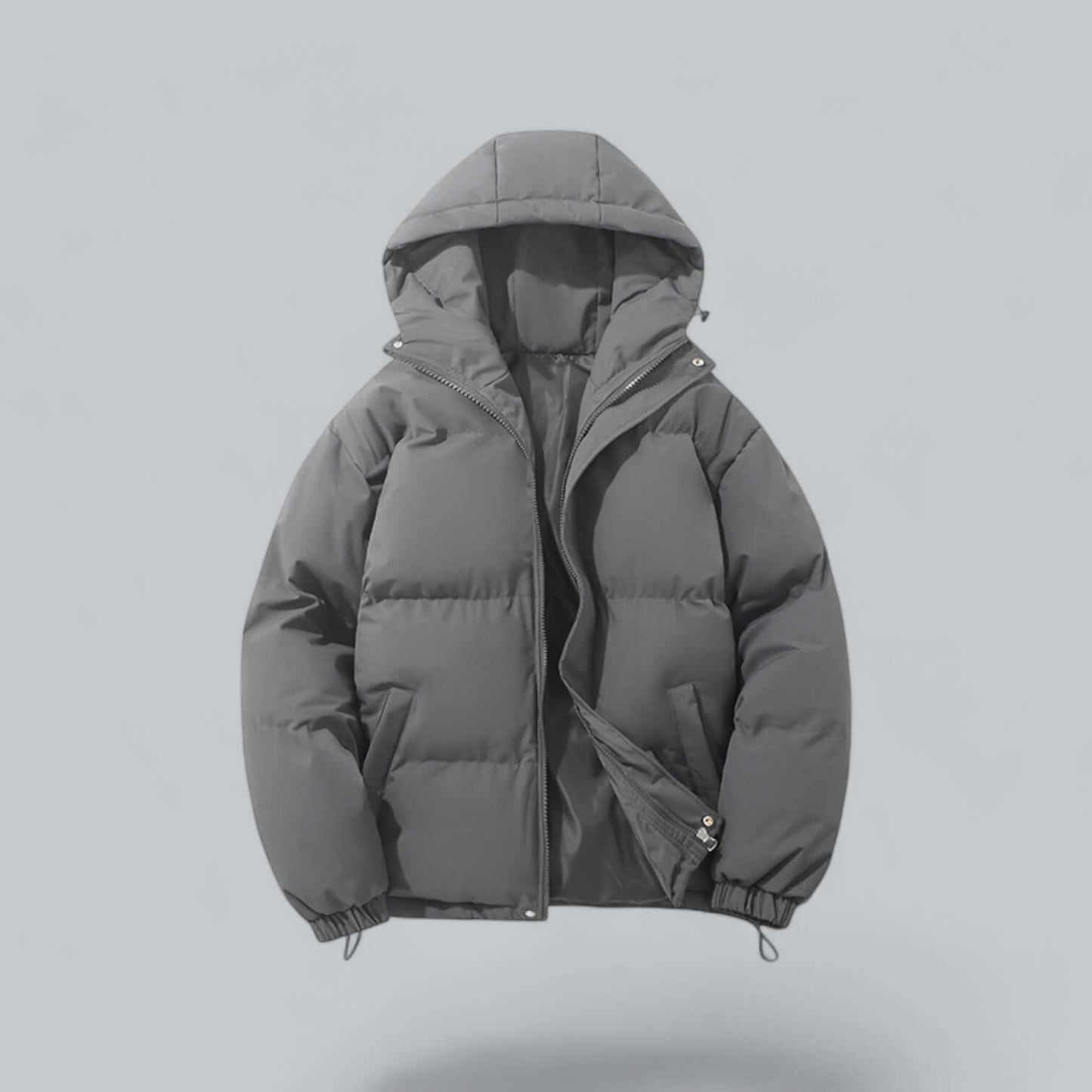 Parka d’hiver chaude pour homme à capuche réglable
