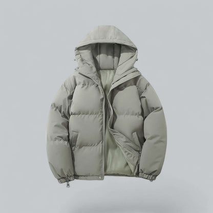 Parka d’hiver chaude pour homme à capuche réglable