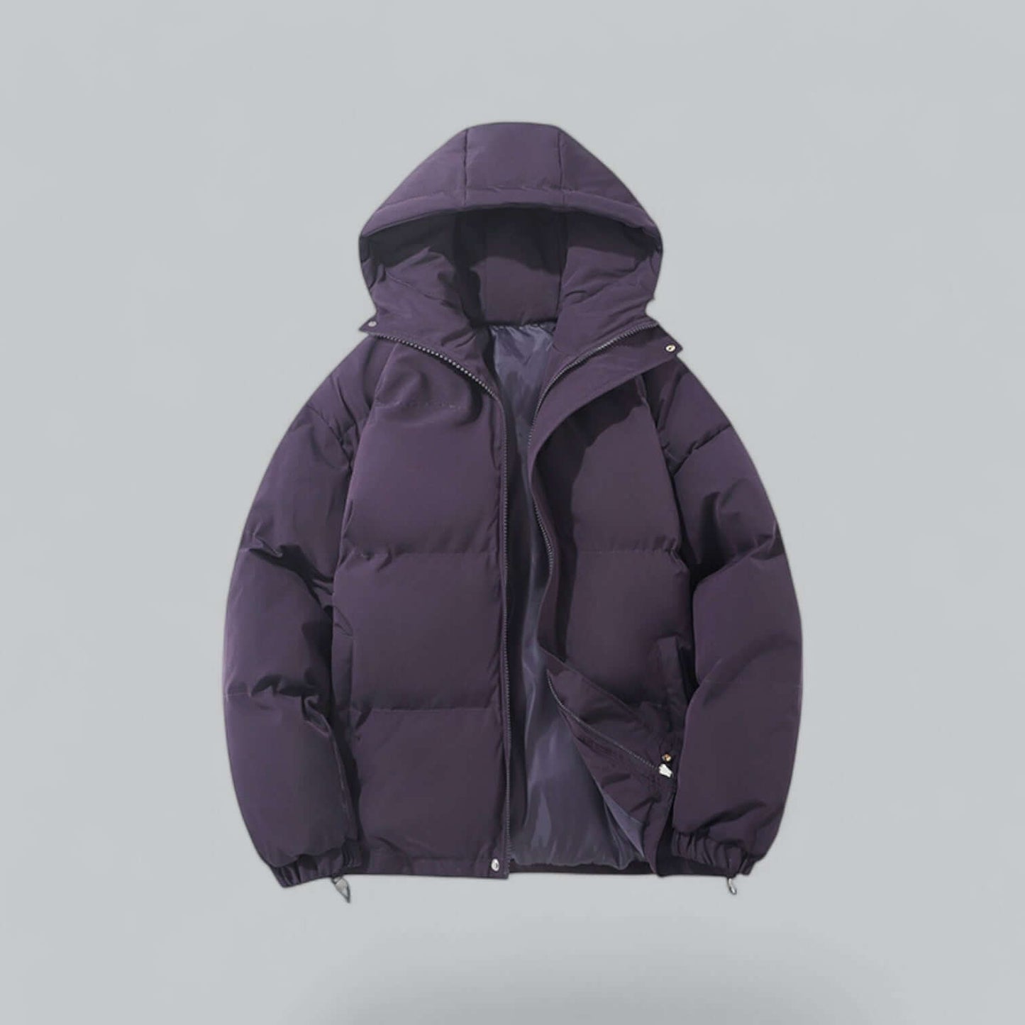 Parka d’hiver chaude pour homme à capuche réglable