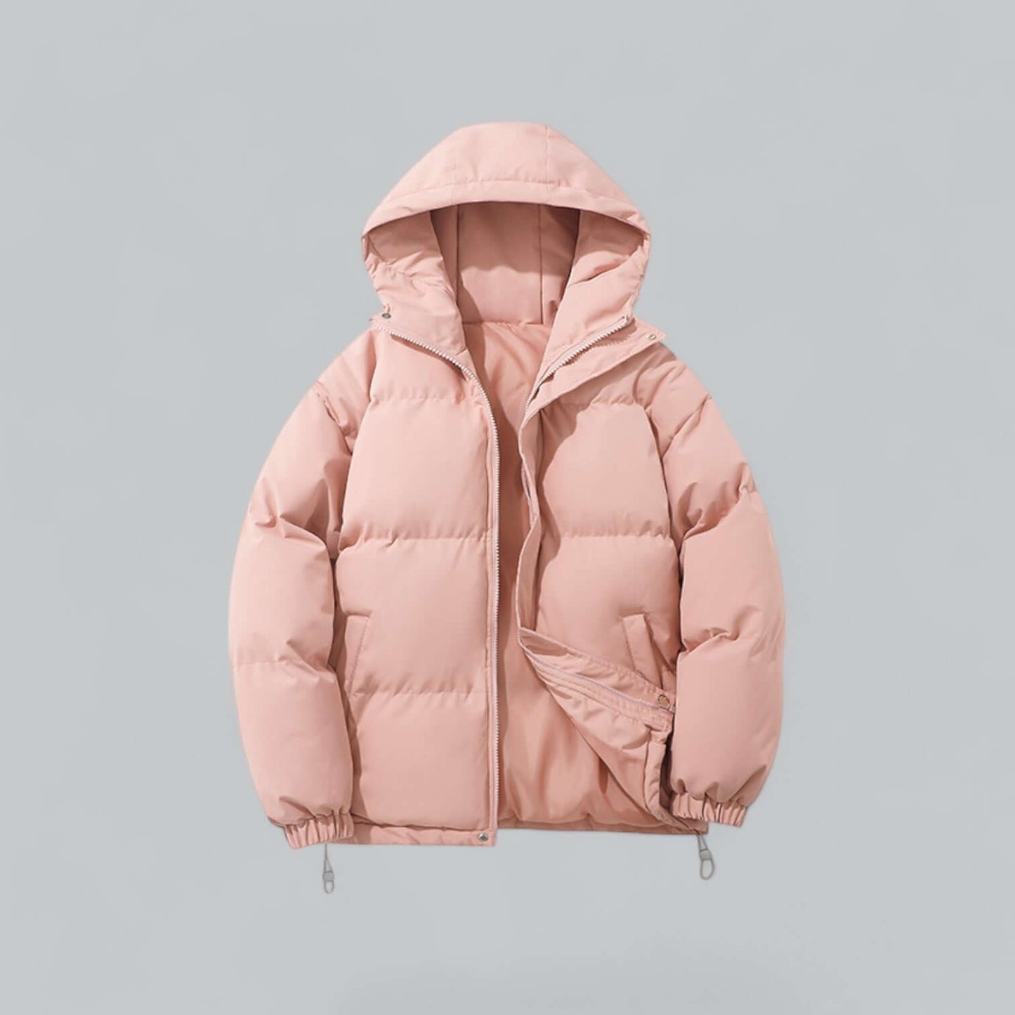 Parka d’hiver chaude pour homme à capuche réglable