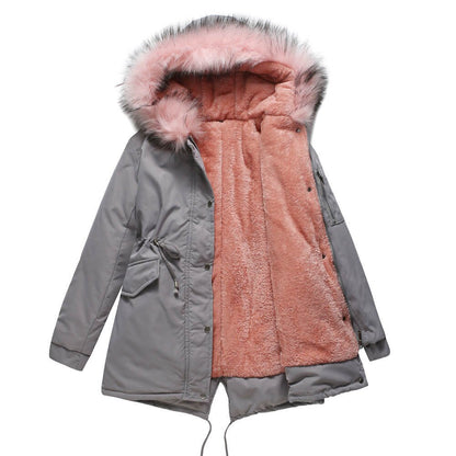 Parka d’hiver élégante avec poches pratiques