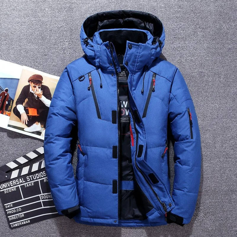 Parka d'hiver isolée pour homme - veste imperméable et coupe-vent pour froid extrême