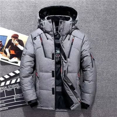 Parka d'hiver isolée pour homme - veste imperméable et coupe-vent pour froid extrême