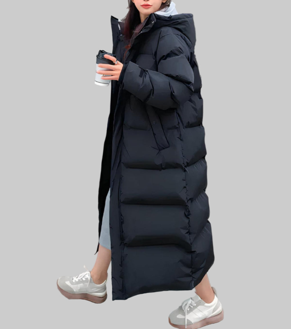 Parka longue imperméable et coupe-vent pour femme