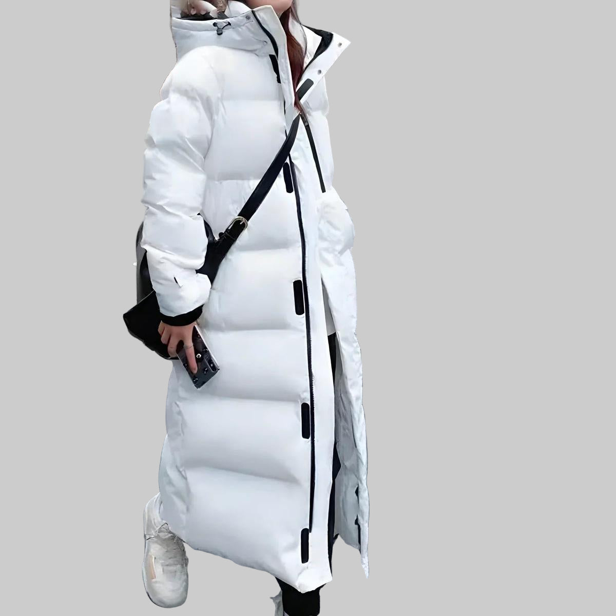 Parka longue imperméable et coupe-vent pour femme
