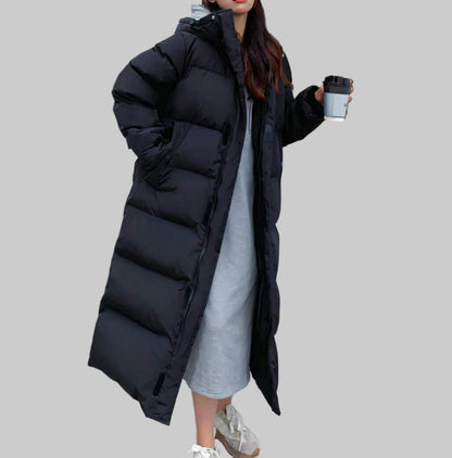 Parka longue imperméable et coupe-vent pour femme