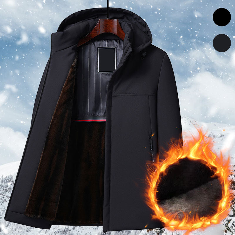 Parka thermique matelassée pour se protéger par temps froid