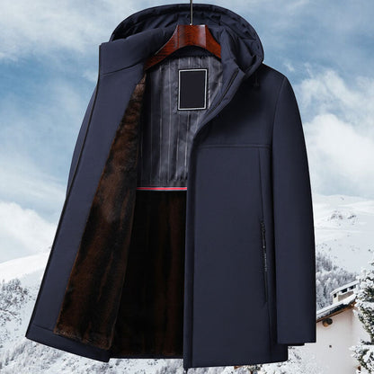 Parka thermique matelassée pour se protéger par temps froid