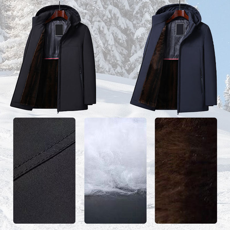 Parka thermique matelassée pour se protéger par temps froid