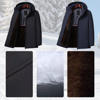 Parka thermique matelassée pour se protéger par temps froid