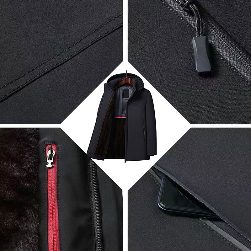 Parka thermique matelassée pour se protéger par temps froid