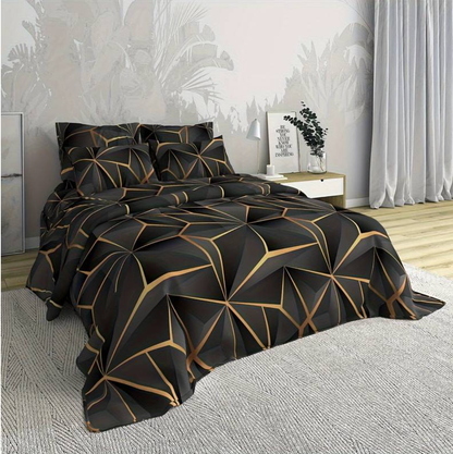 Parure de couette en microfibre style hôtelier