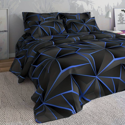 Parure de couette en microfibre style hôtelier