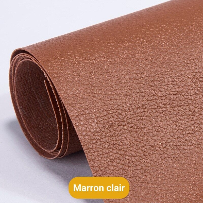 Patch en cuir autocollant (50 x 138 cm)