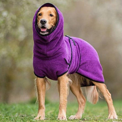 Peignoir de bain réglable pour animaux de compagnie