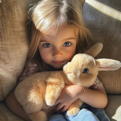 Peluche lapin interactive avec mouvements réalistes et sons mignons