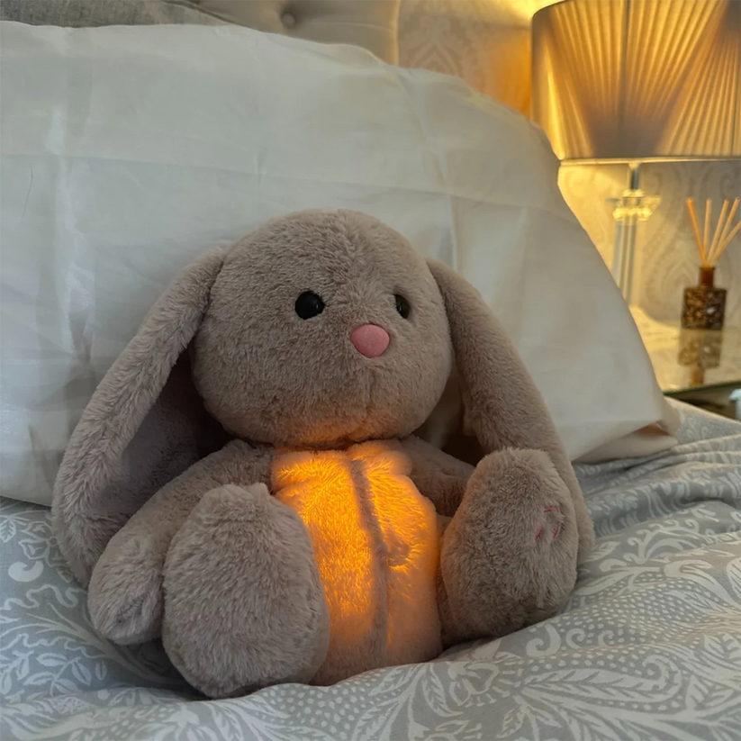 Peluche relaxante avec fonction respiration et veilleuse - apaisante