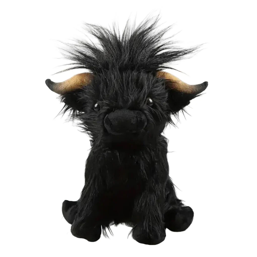 Peluche vache des Highlands à câliner – compagnon doux et attachant