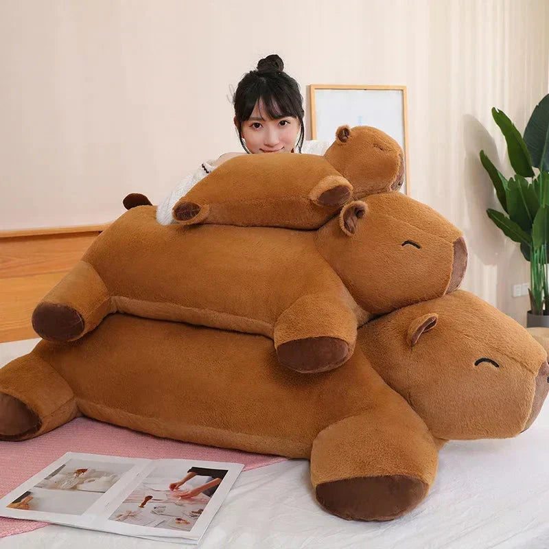 Peluches capybaras géantes à câliner