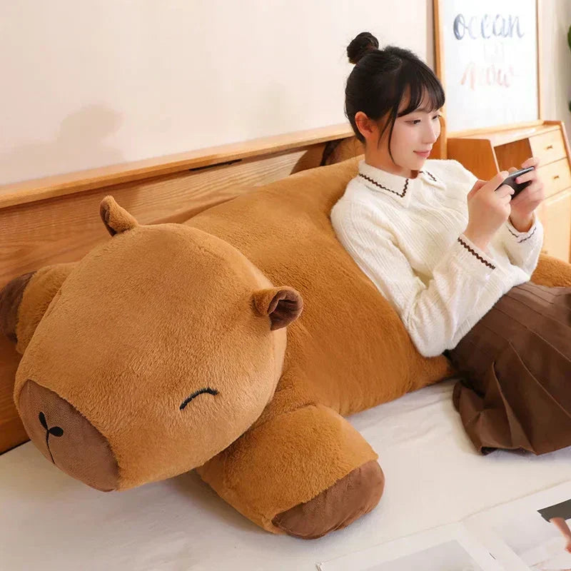 Peluches capybaras géantes à câliner